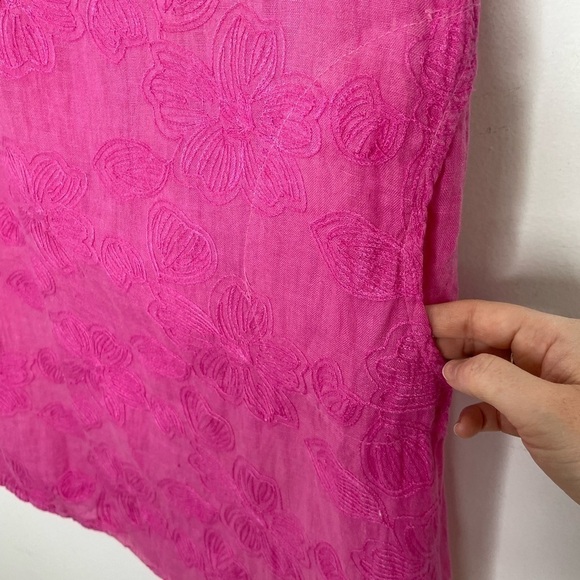 Martina Innoncenti linen floral embroidery dress - Picture 3 of 9